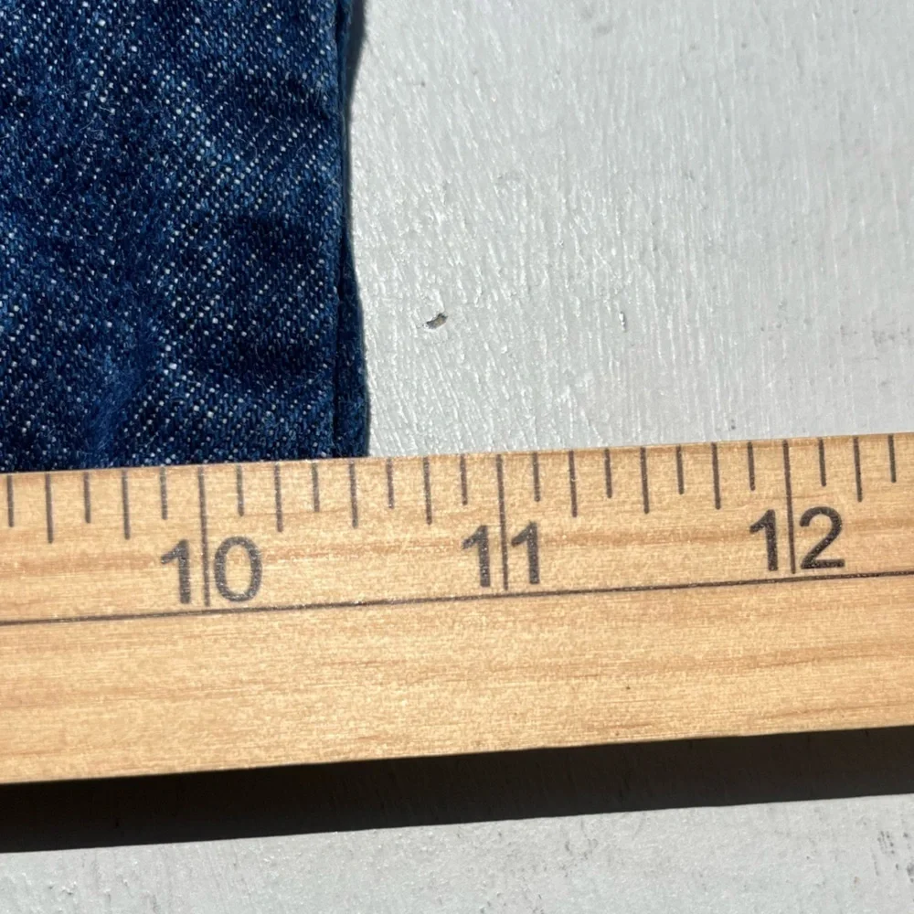 Men’s Levi's 517 Jeans Blue Denim Solid 42x32 Relaxed Bootcut Wide Y2K Oversized
